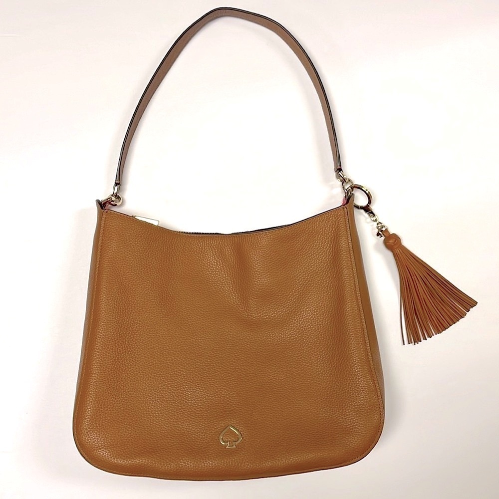 🚩SOLD🚩 Kate Spade Kailee Pebble Leather MED Shldr Bag, Wrm Gingerbread